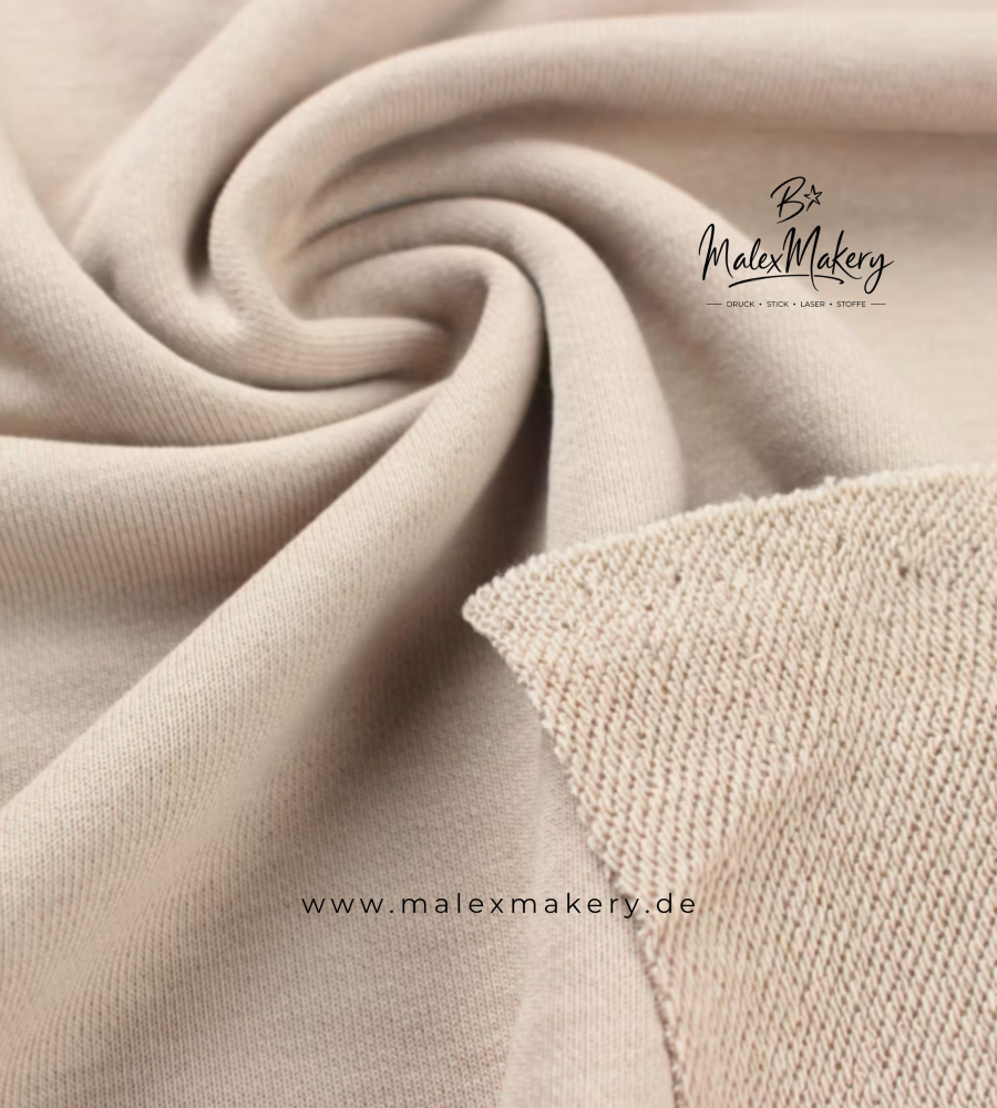 French Terry/Sweat (grobe Schlingen) - #Beige