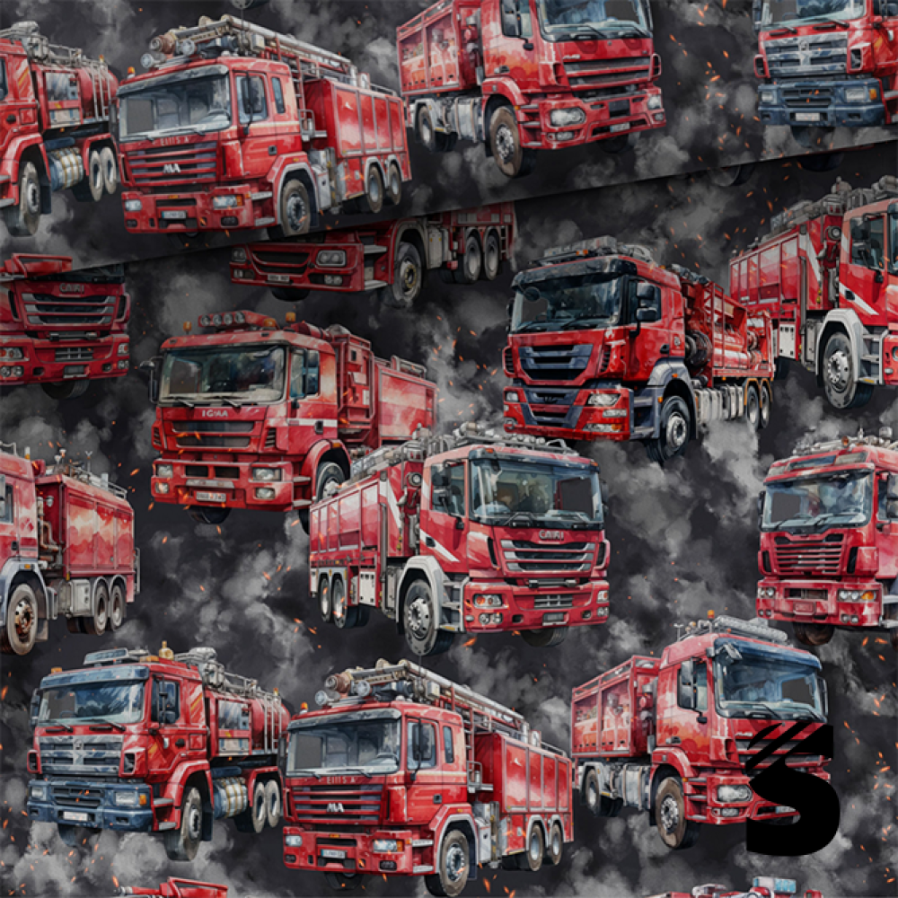 Feuerwehr Kombi  -  French Terry  (Reaktivdruck)