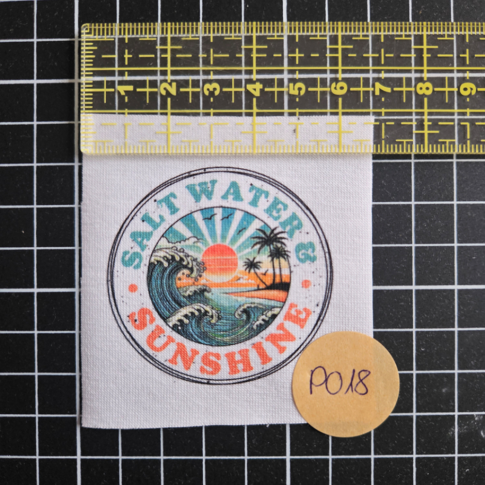 P018 - Patch - Salt Water… - 5cm - 1 €