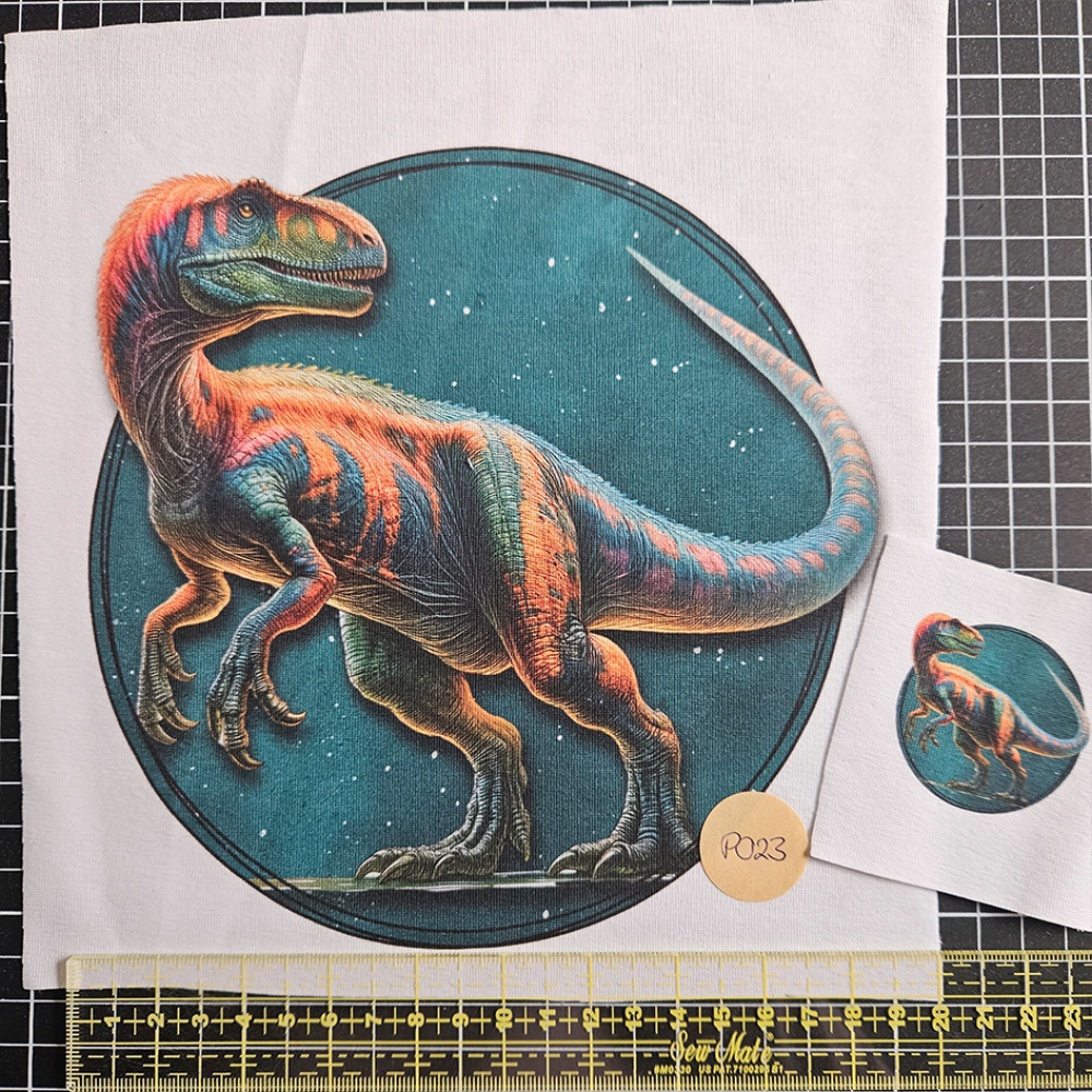 P023 - Patch SET - Dino - 18cm + 5cm - 4,50 €