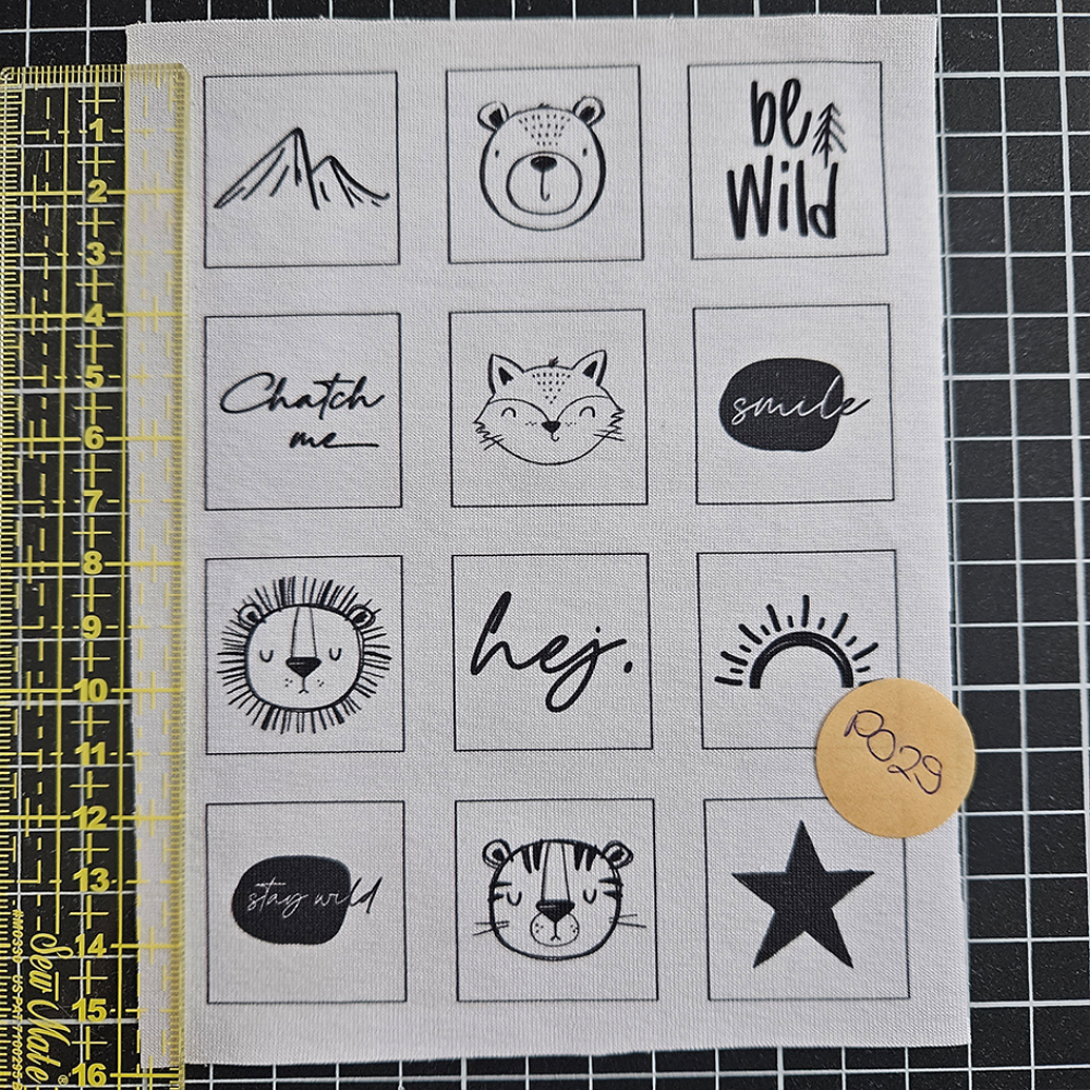 P029 - Mützen Patch SET (12x 3cm) - 4 €