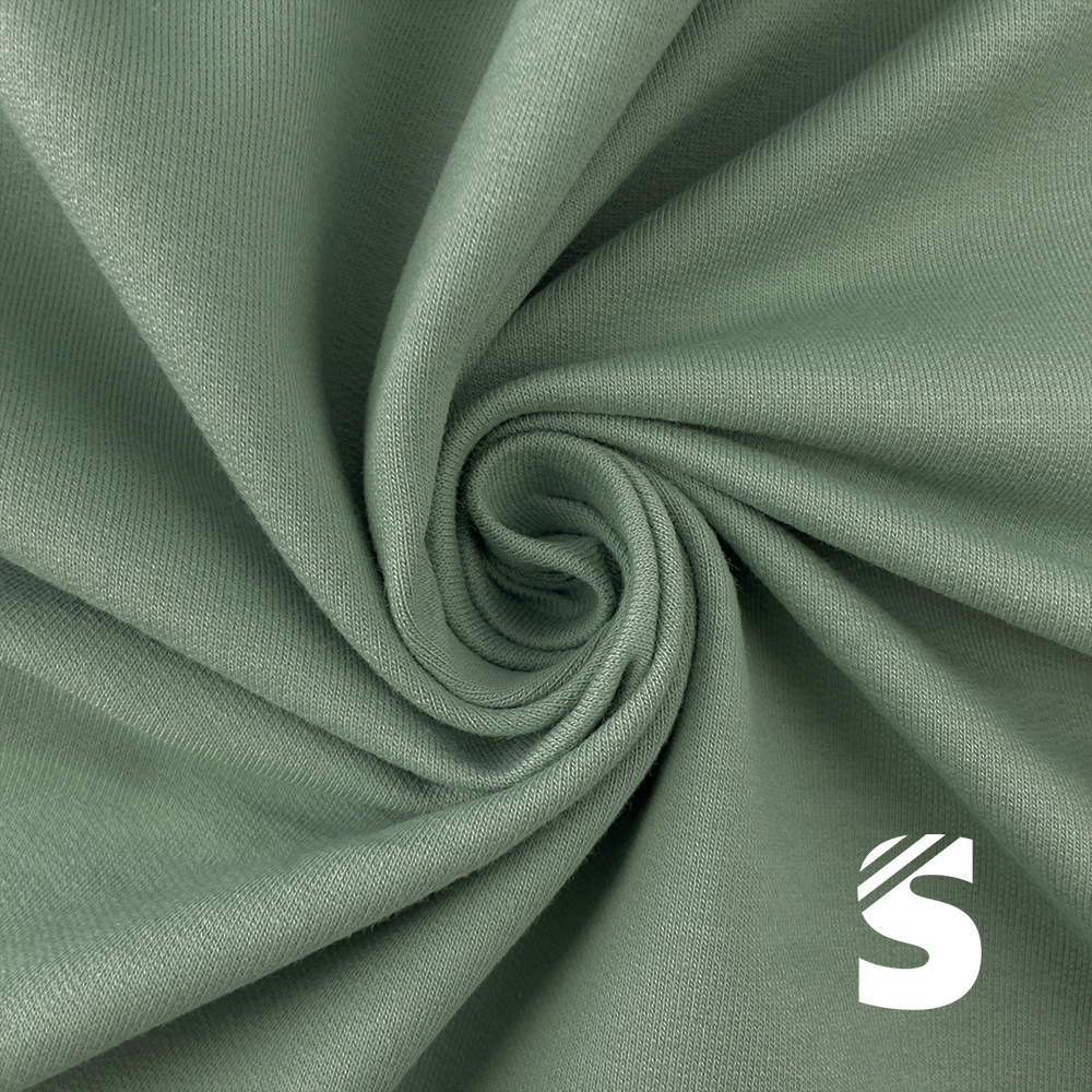 PREMIUM  French Terry/Sommersweat - #Altgrün