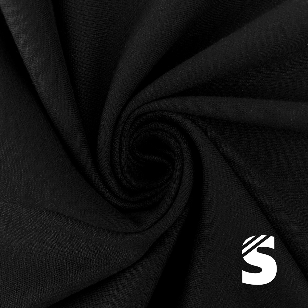 PREMIUM  French Terry/Sommersweat - #Schwarz