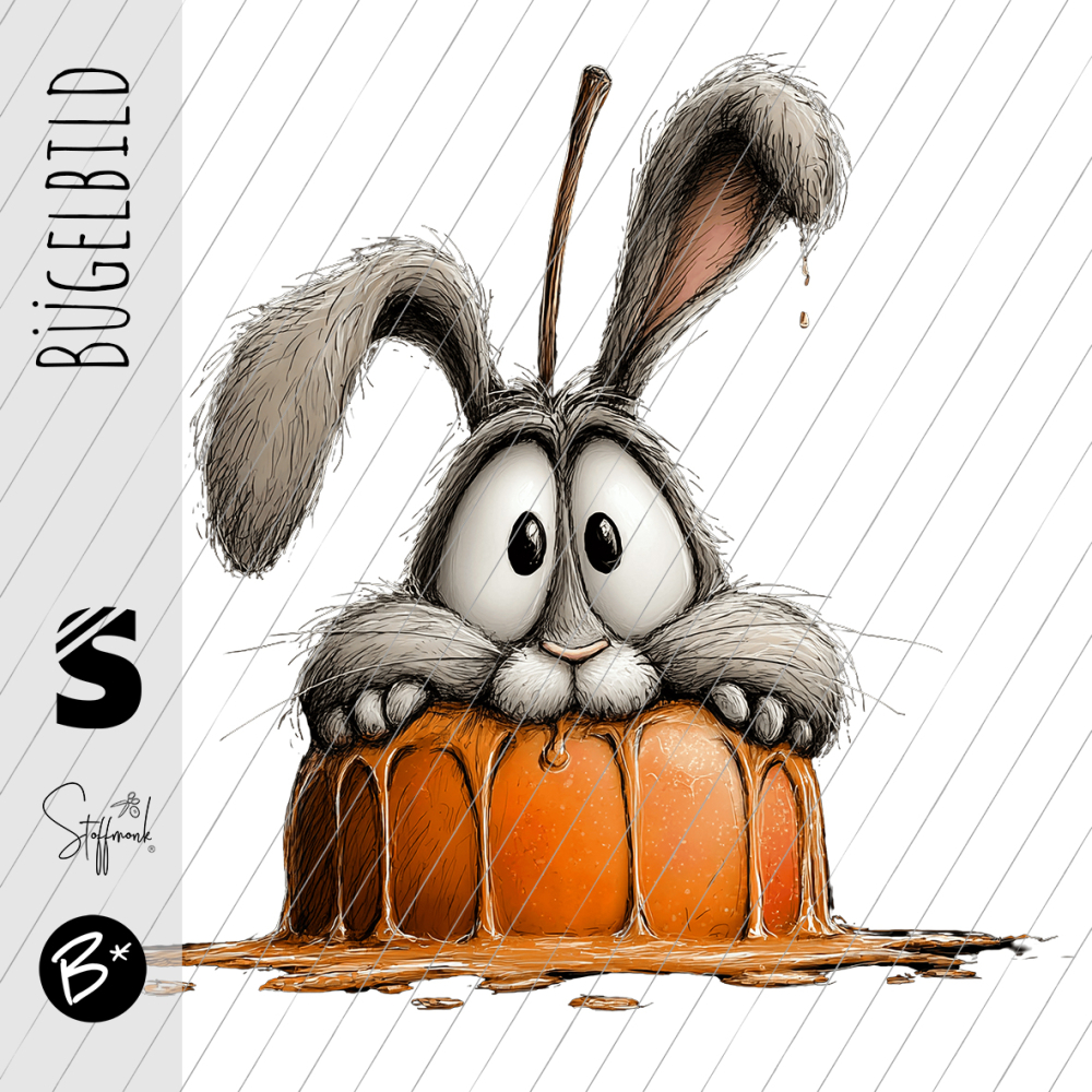 Bügelbild - H12 - " Hase "