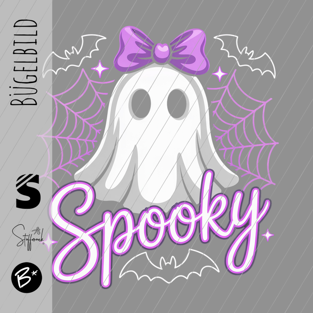 Bügelbild - H49 - " Geist Spooky "