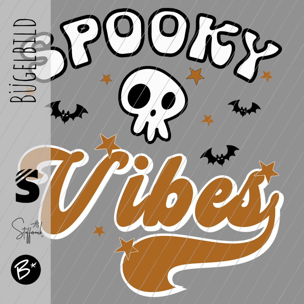 Bügelbild - H73 - " Spooky Vibes #cider "