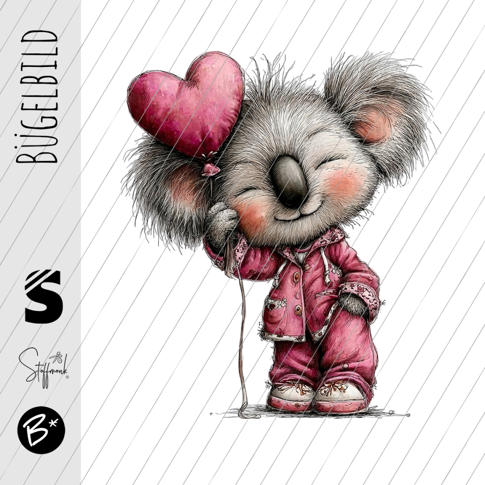 Bügelbild -  " Koala sweet "