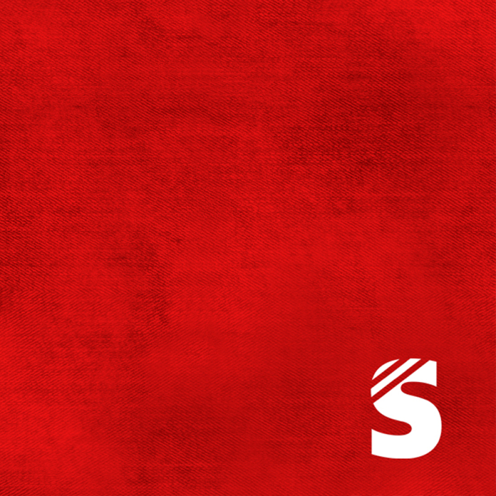 Denim #rot   - Bio French Terry