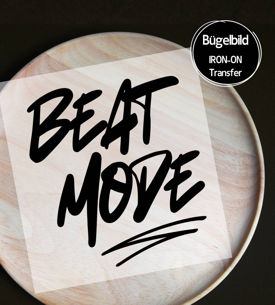Bügelbild - " BEAT MODE "