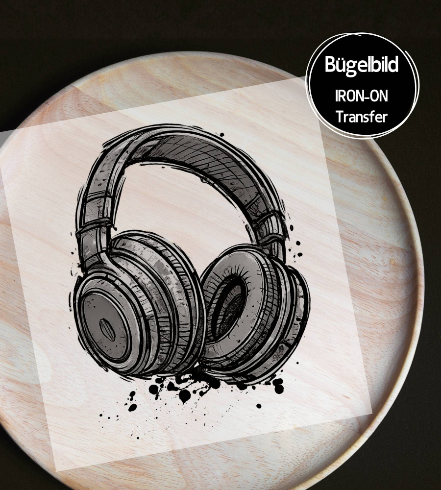 Bügelbild - " SOUNDS #ironside grey "