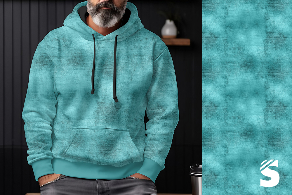 Denim  #Türkis   - Bio French Terry