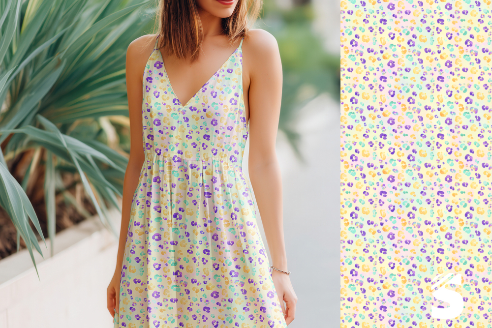 LEO  #Lila/Gelb  - Bio Jersey