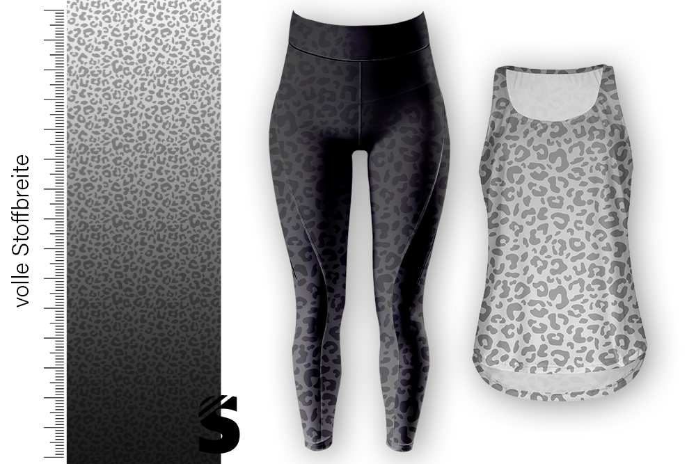 LEO - #hellgrau/dunkelgrau - Sport/-Funktionsjersey Lycra