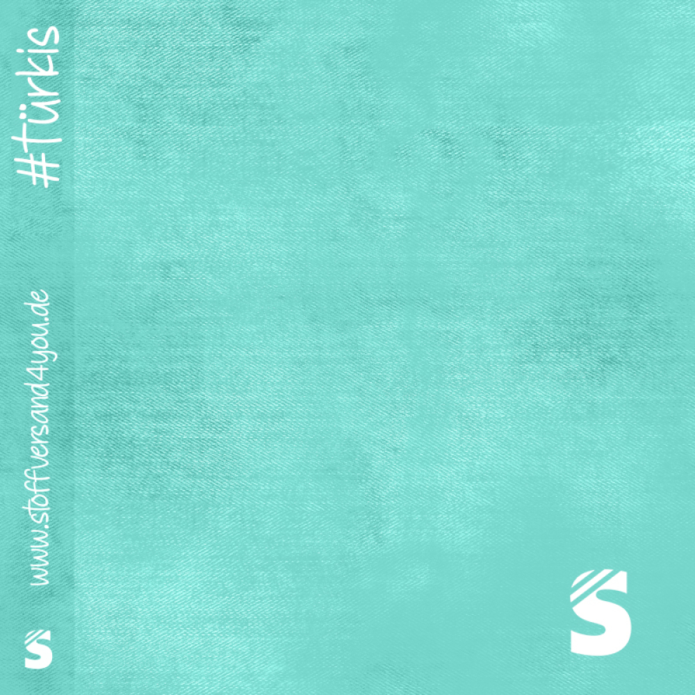 Denim #türkis   - Bio French Terry