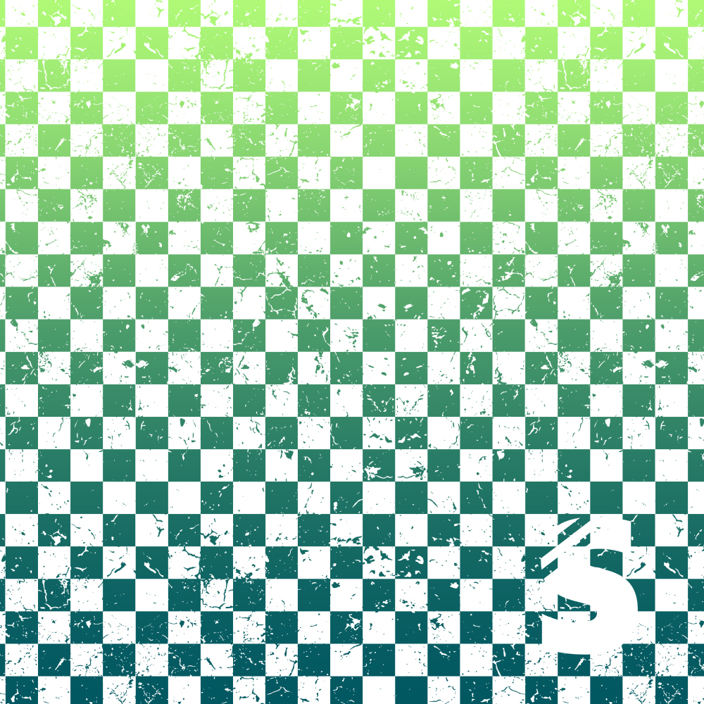 Karogrunge - #petrol/neongreen  -  Bio Jersey