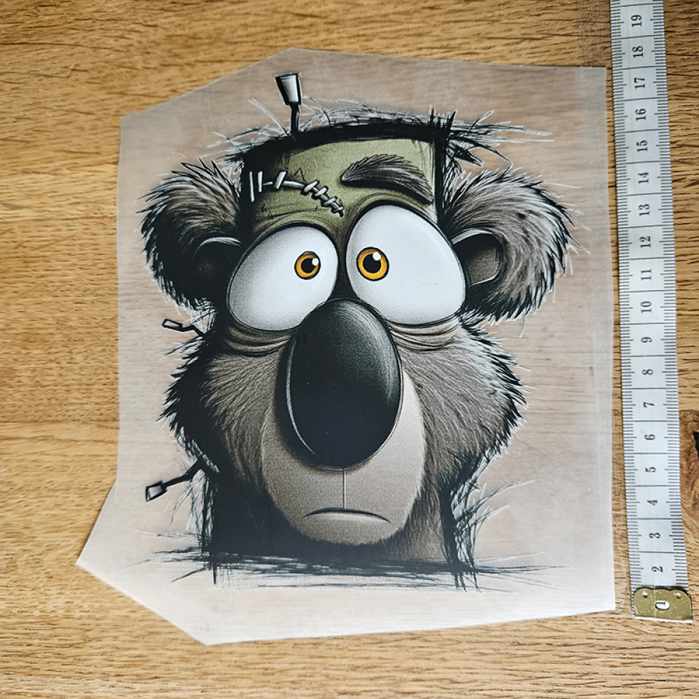 Bügelbild versandfertig - längste Seite ca. 18cm   - WA_H17_18cm / Bär