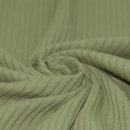 Rib Jersey / Rippjersey - BREIT - "Olive"
