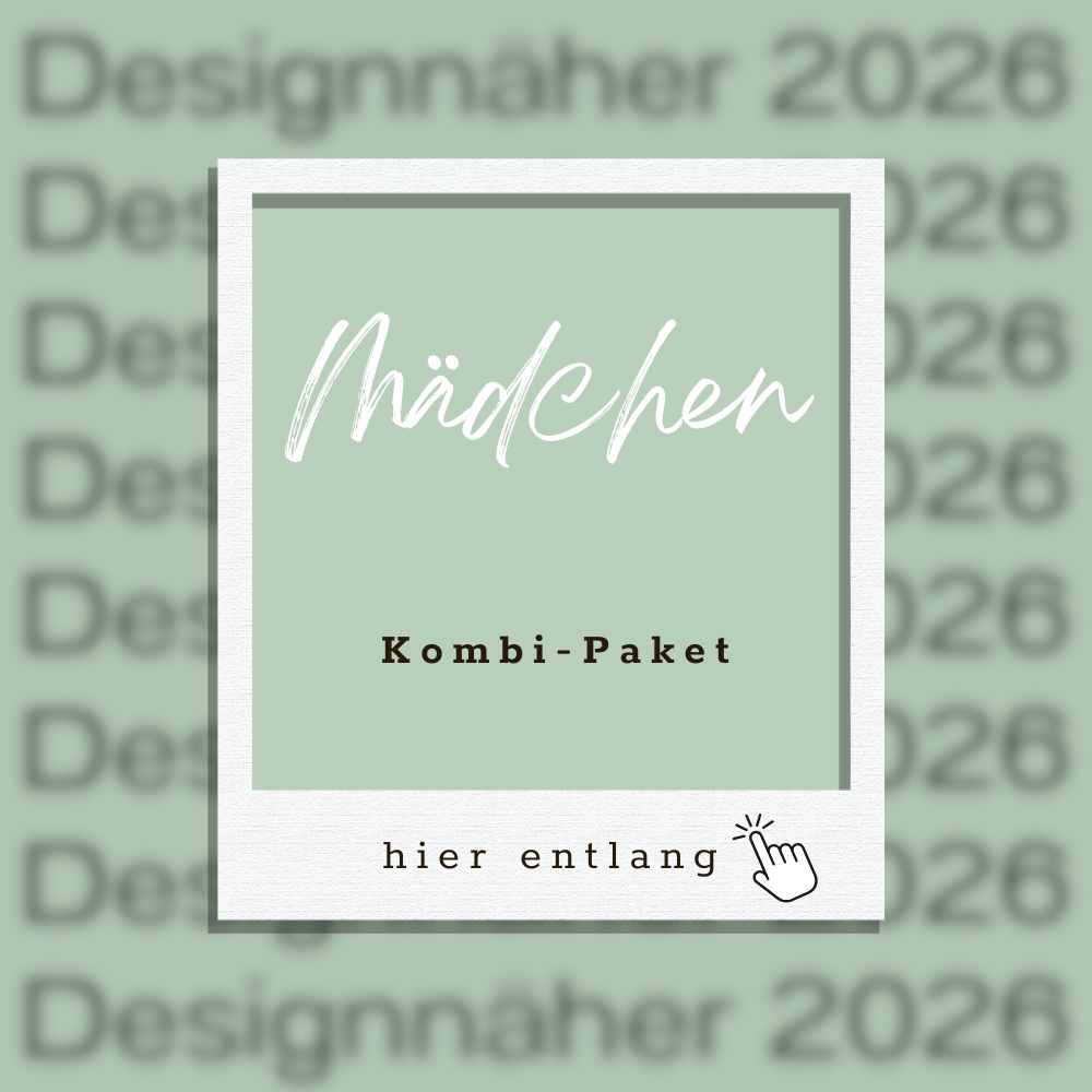 Kombi - Paket   Designnäher 2026 - " MÄDCHEN "