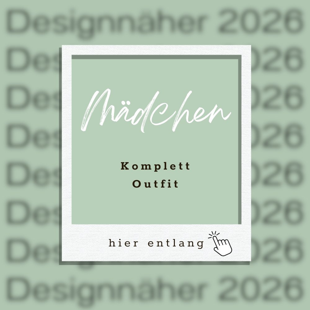 KOMPLETT - Paket   Designnäher 2026 - " MÄDCHEN "
