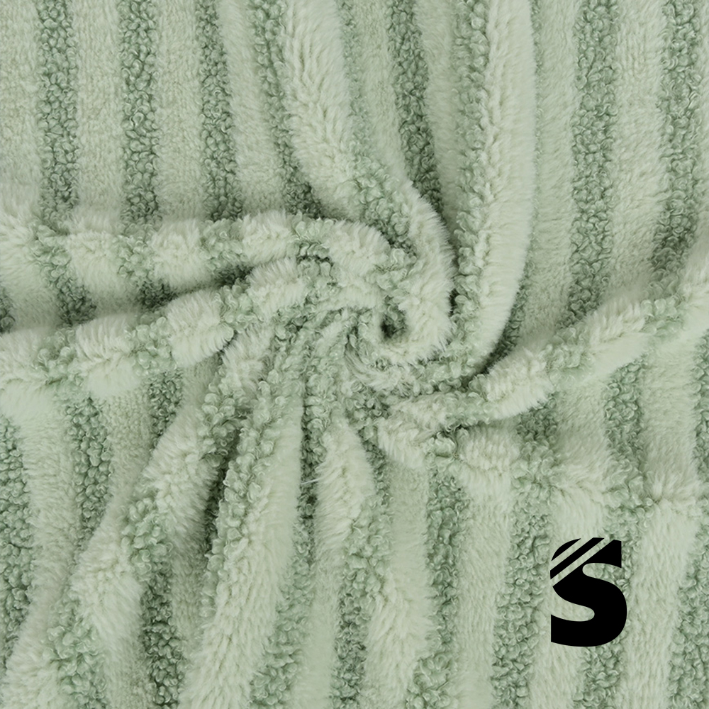 Teddy Stoff - Stripes Streifen #grün