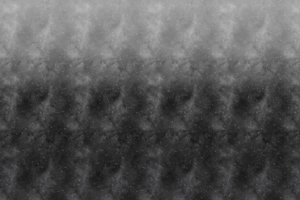 Grunge Panel Verlauf - #hellgrau/dunkelgrau - Bio French Terry - Höhe ca. 0,85 Meter