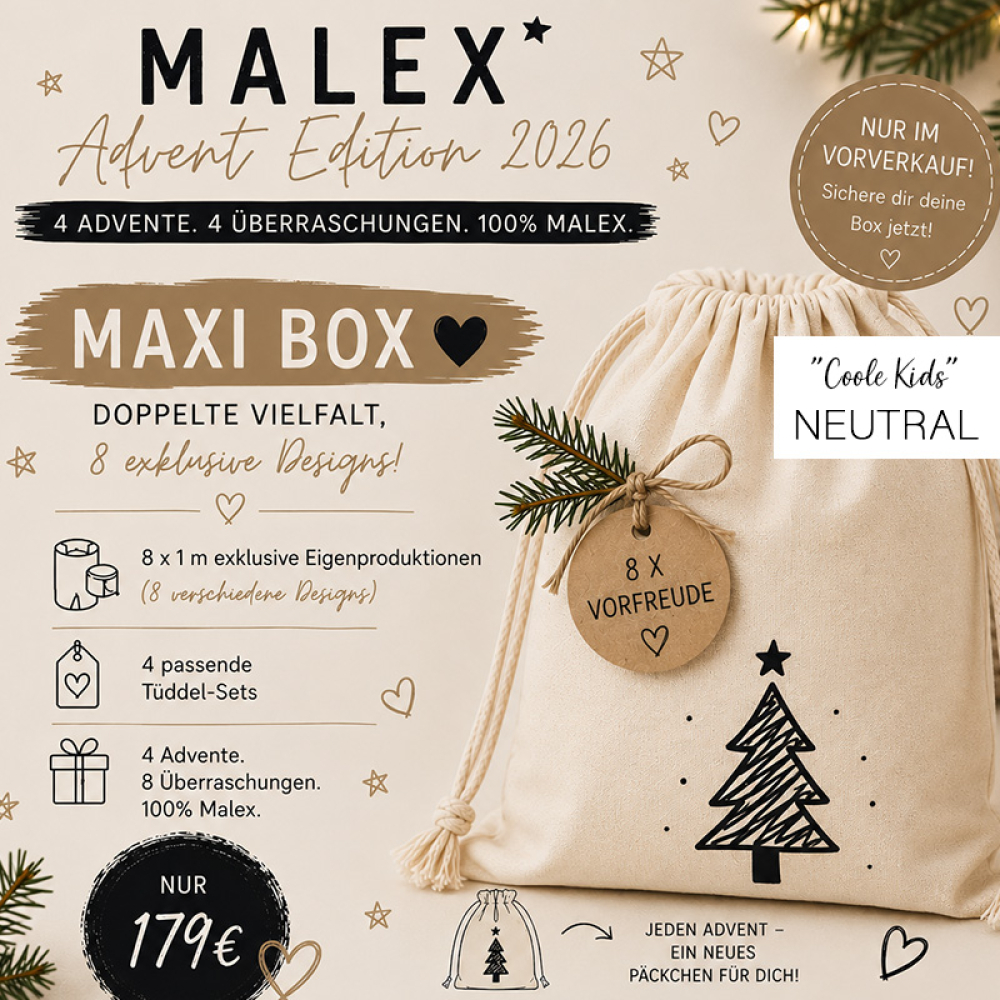 Advents-Box    - MAXI - (Coole Kids - Neutral)