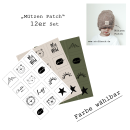 Mützen Patch - 12er-Set - FARBE WÄHLBAR - Serie 5