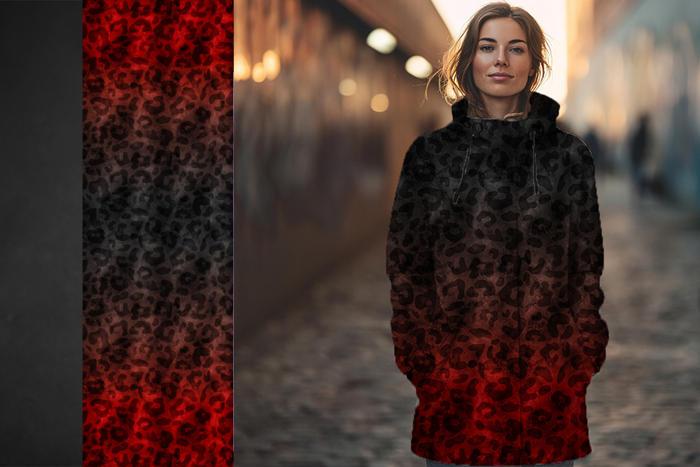 VB - EP " Leo Grunge #dunkelgrau/rot "  SOFTSHELL